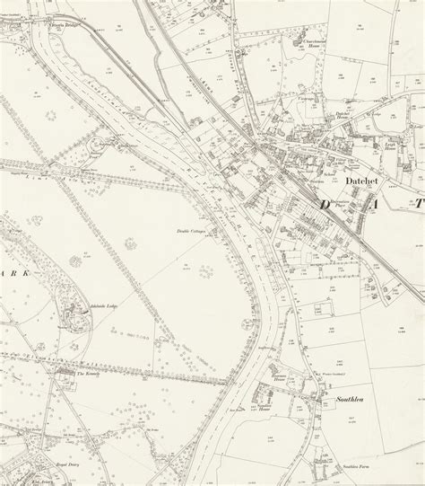 Ordnance Survey maps 1899 & 1912, scale 1:2500