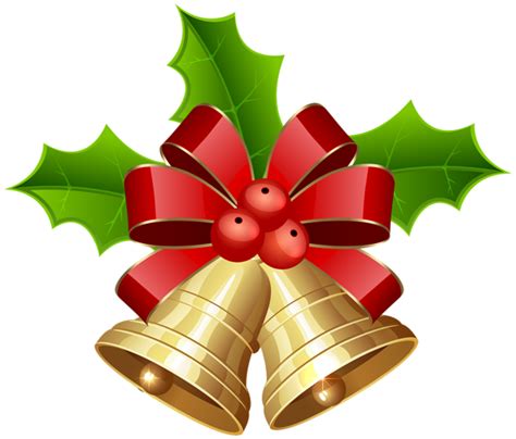 Christmas Bells Transparent PNG Clip Art Image | Xmas clip art ...