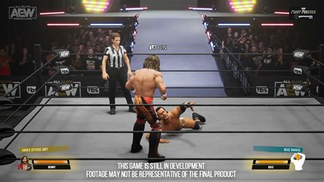 Gameplay du premier match complet sur AEW Fight Forever - Catch-Newz