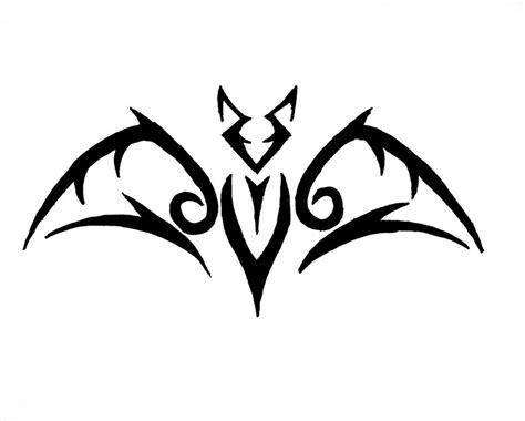 Tribal Bat Tattoo by acer1204 on DeviantArt