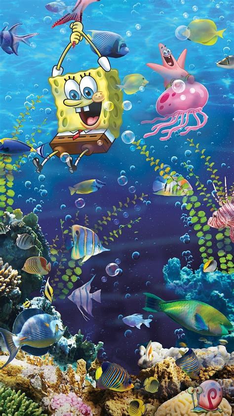 1920x1080px, 1080P free download | SpongeBob, mobile, nickelodeon ...