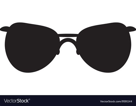 Black glasses icon fashion design Royalty Free Vector Image