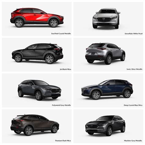 Centennial Mazda | Here Are All The Colour Options For The 2020 Mazda CX-30