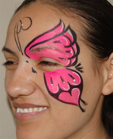 Butterfly face paint, Face painting designs, Butterfly face