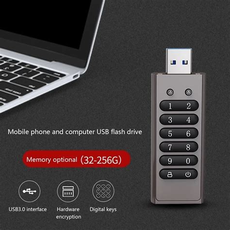 Original Encryption USB Flash Drive 128GB 64GB 32GB 256GB Secure USB ...