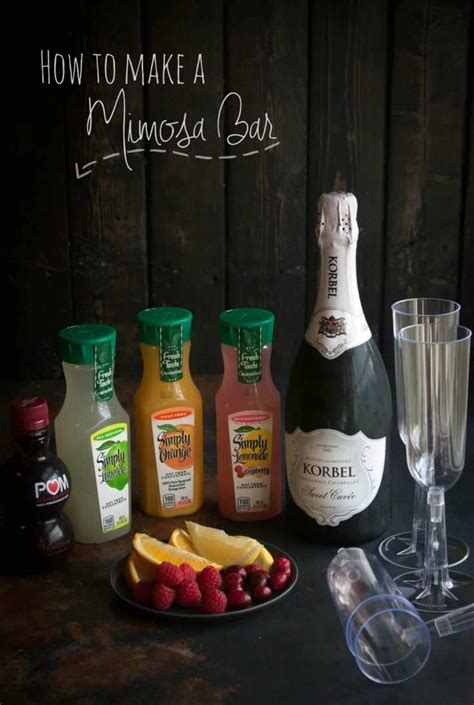 How to Make a Mimosa Bar - Sweetphi