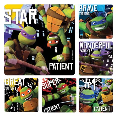 Teenage Mutant Ninja Turtles Patient Stickers