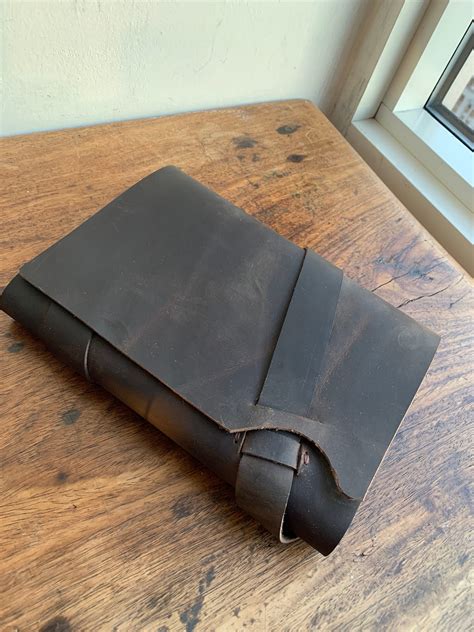 Refillable Leather Journal / A5 Diary / 6x8 Leather Notebook / Handmade ...