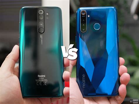 Redmi Note 8 Pro vs realme 5 Pro Specs Comparison