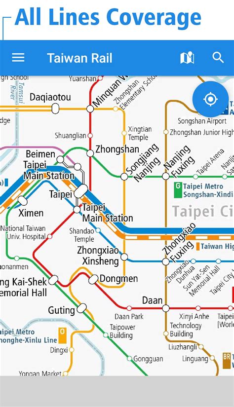 Taiwan Railway Administration Route Map The World Ma - mores.pics