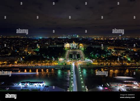 Paris City Night View Stock Photo - Alamy