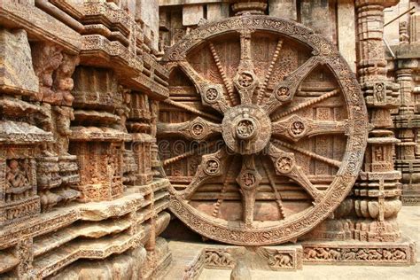 Wheel of Time. Konark Sun Temple Stock Image - Image of circle, konark ...