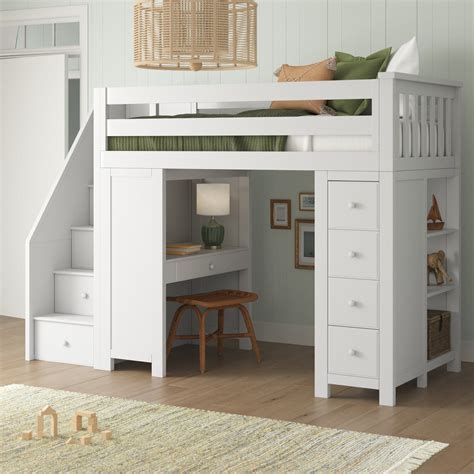 Twin Loft Bed With Storage Underneath - Foter