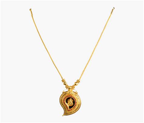 Thali Mala In Kerala , Png Download - Gold Necklace Chungath Jewellery ...