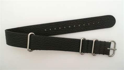 20mm Black Leather Nato Watch Band – Parkville Jewelers