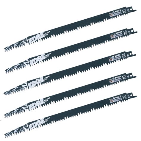 12" X 5-tpi Pruning Wood Cutting Reciprocating Saw Blades (Pack of 5 ...