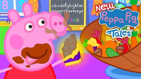 Peppa Pig Tales 🐷 Peppa Learns All About Thanksgiving 🦃 Peppa Pig ...