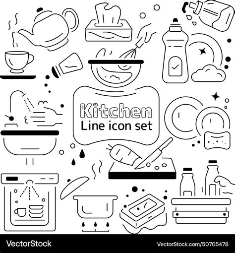 Kitchen Royalty Free Vector Image - VectorStock