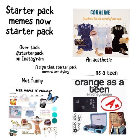 Starter pack memes now starter pack : r/starterpacks