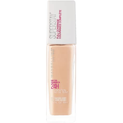 Maybelline Super Stay Full Coverage Liquid Foundation Makeup, Natural ...