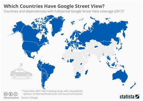 Chart: Which Countries Have Google Street View? | Statista