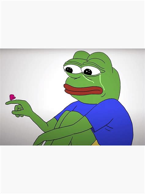 "sad pepe meme" Photographic Print for Sale by MADamFIRE | Redbubble