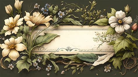 Floral Vintage Ideas Powerpoint Background For Free Download - Slidesdocs