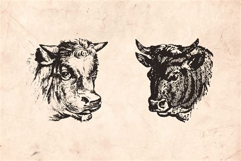 Vintage Animal Farm Illustrations Graphics - YouWorkForThem