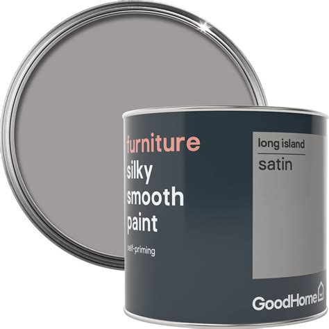 GoodHome Long island Satin Furniture paint, 0.5L | Departments | DIY at B&Q