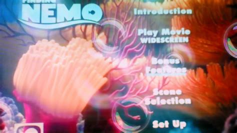 Finding Nemo DVD Menu Disc 1 - YouTube