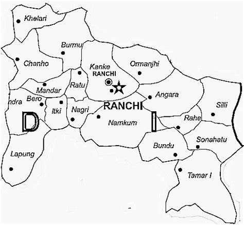 Ranchi District | Ranchi District Map