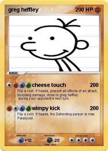 Pokémon greg heffley 182 182 - cheese touch - My Pokemon Card