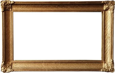 Gold Picture Frame (PNG Transparent) | OnlyGFX.com