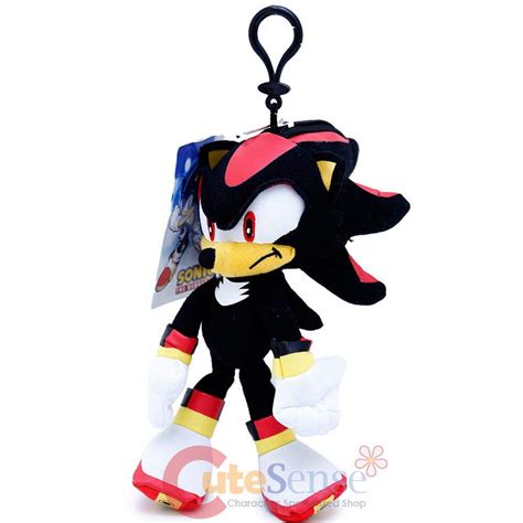 Buy Sonic The Hedgehog Shadow Plush Doll Key Chain Coin Bag Clip On 8 ...