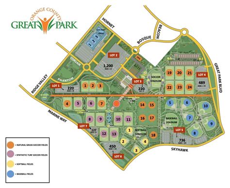 Great Park Map - RLF Sportz