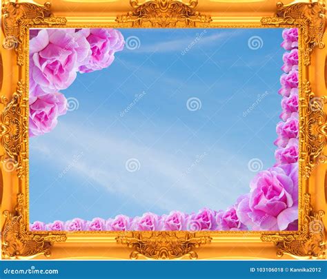 Gold frame texture stock photo. Image of blank, gilded - 103106018