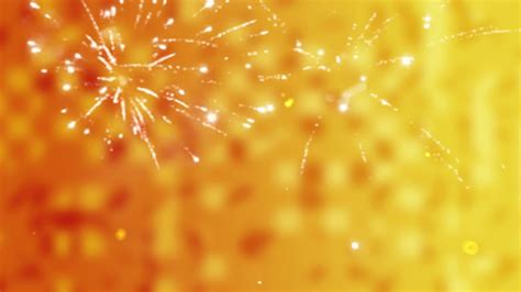 fireworks on a yellow background 35545190 Stock Video at Vecteezy