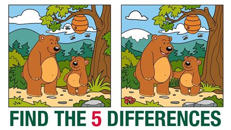 Find The 5 Differences | Best Spot The Difference Game | Fun Puzzles ...