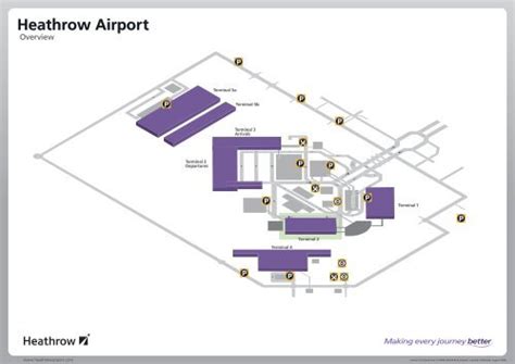 Heathrow Airport Terminal 2 Map