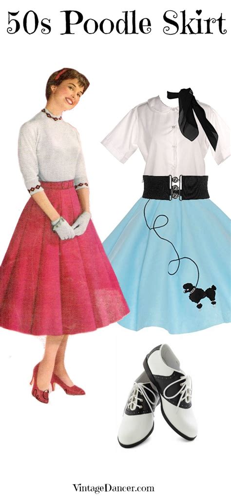 Poodle Skirts | Poodle Skirt Costumes, Patterns, History