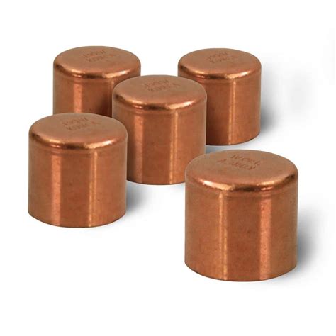 The Plumber's Choice 5/8 in. Copper Sweat Plug End Cap Pipe Fitting (5 ...