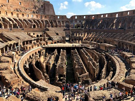 Inside View of the Colosseum in Rome