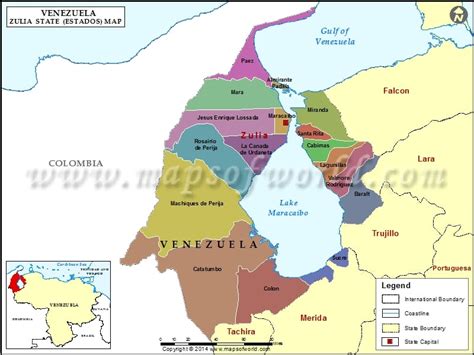 Zulia Venezuela Map | Zulia Map