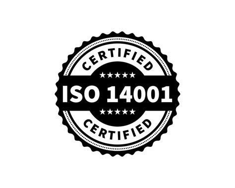 ISO 14001 Certified badge, icon. Certification stamp. Flat design ...