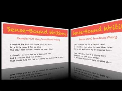 Lyric Writing Tips | Sense-Bound Writing - YouTube