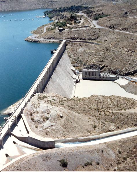 Elephant Butte Dam and Landscape in New Mexico image - Free stock photo ...