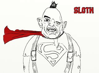 52 Scribbles: 15 - Sloth from Goonies