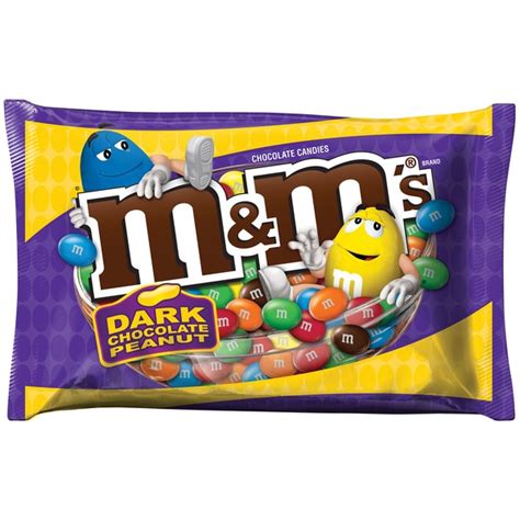 M&M's Dark Chocolate Peanut Candy (19 oz) - Instacart