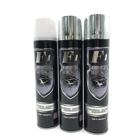 Chrome Effect Metallic Color Heat Resistant Spray Paint For Wheels ...