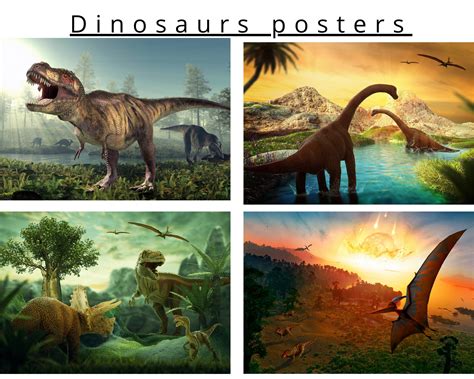 Dinosaur Poster Printable